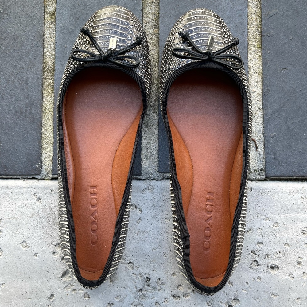 Coach Ballet Slip -On. Size 6.5